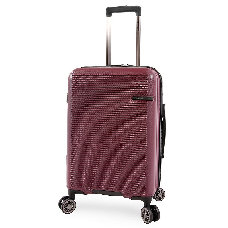 Brookstone Nelson Hardside Spinner Luggage, Brt Purple, 21 Carryon