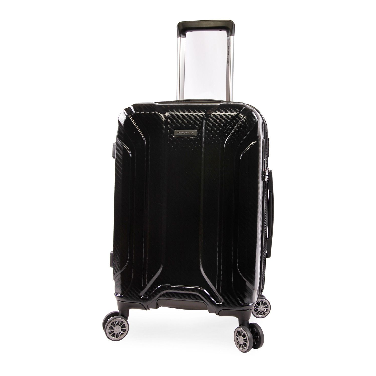 black hard carry on suitcase