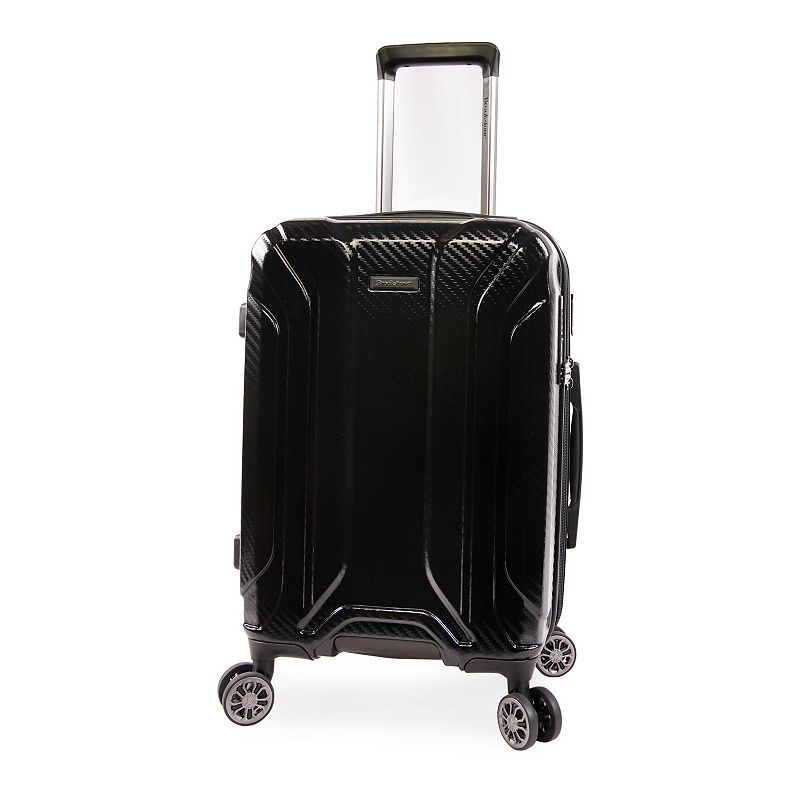 Brookstone Keane Hardside Carry-On Spinner Luggage, Black, 29 INCH