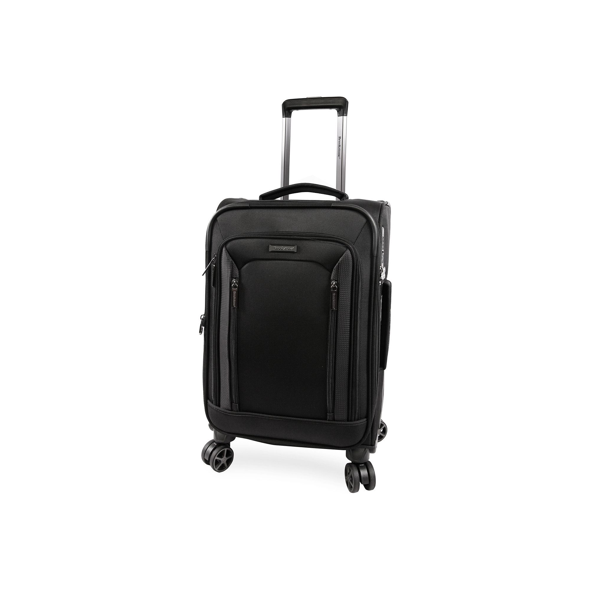 Brookstone Elswood Softside Spinner Luggage, Black
