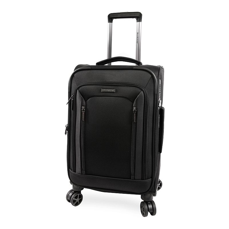 53011512 Brookstone Elswood Softside Spinner Luggage, Black sku 53011512