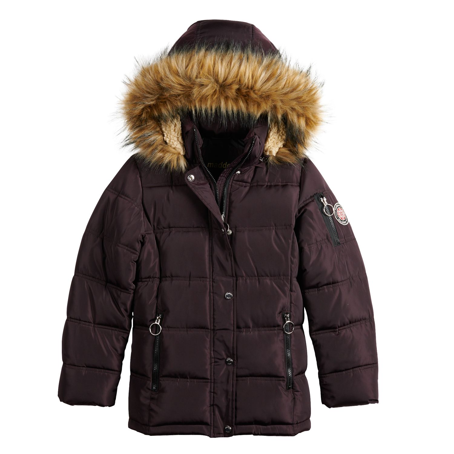 girls short puffer jacket