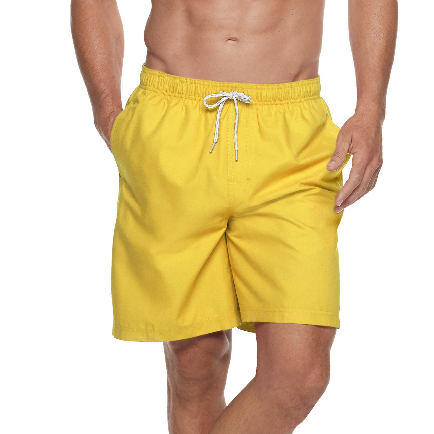 yellow swimsuit men