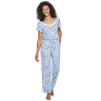 Women's Croft & Barrow® Pajama Top & Pajama Pants Set