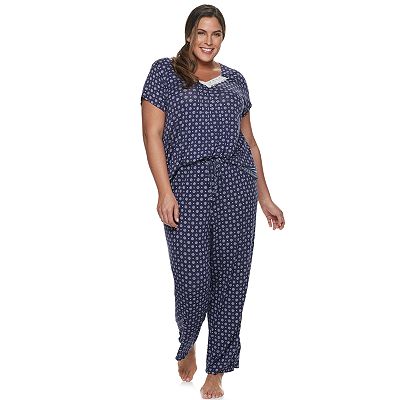 Plus Size Croft Barrow Pajama Top Pajama Pants Set