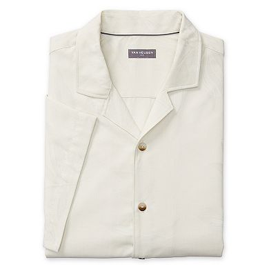 Men's Van Heusen Slim Fit Air Tonal Floral Short Sleeve Shirt