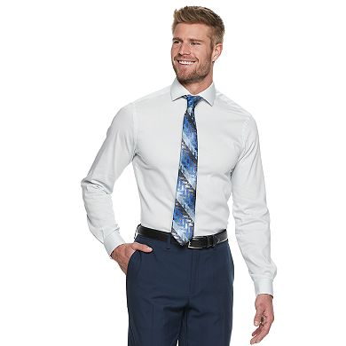 Men's Van Heusen Slim-Fit Spread-Collar Flex Lite Plus Dress Shirt