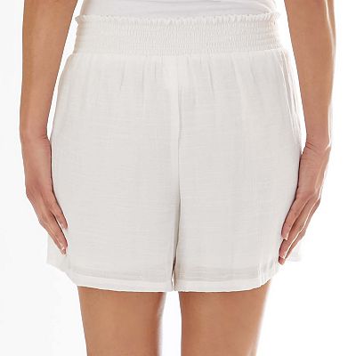 Women s Apt. 9 Pull On Faux Front Tie Shorts