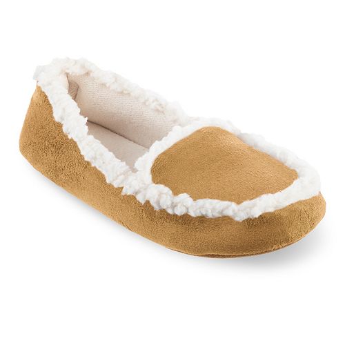 Women's isotoner Alex Microsuede 360 Comfort Moccasin Slippers