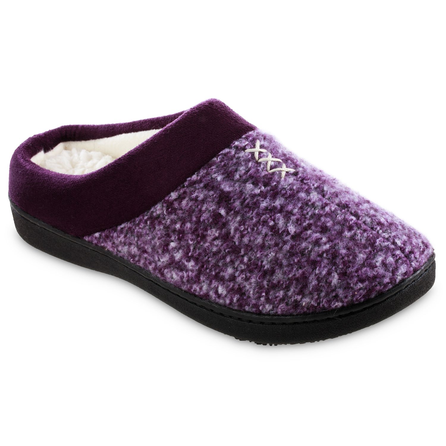 purple isotoner slippers