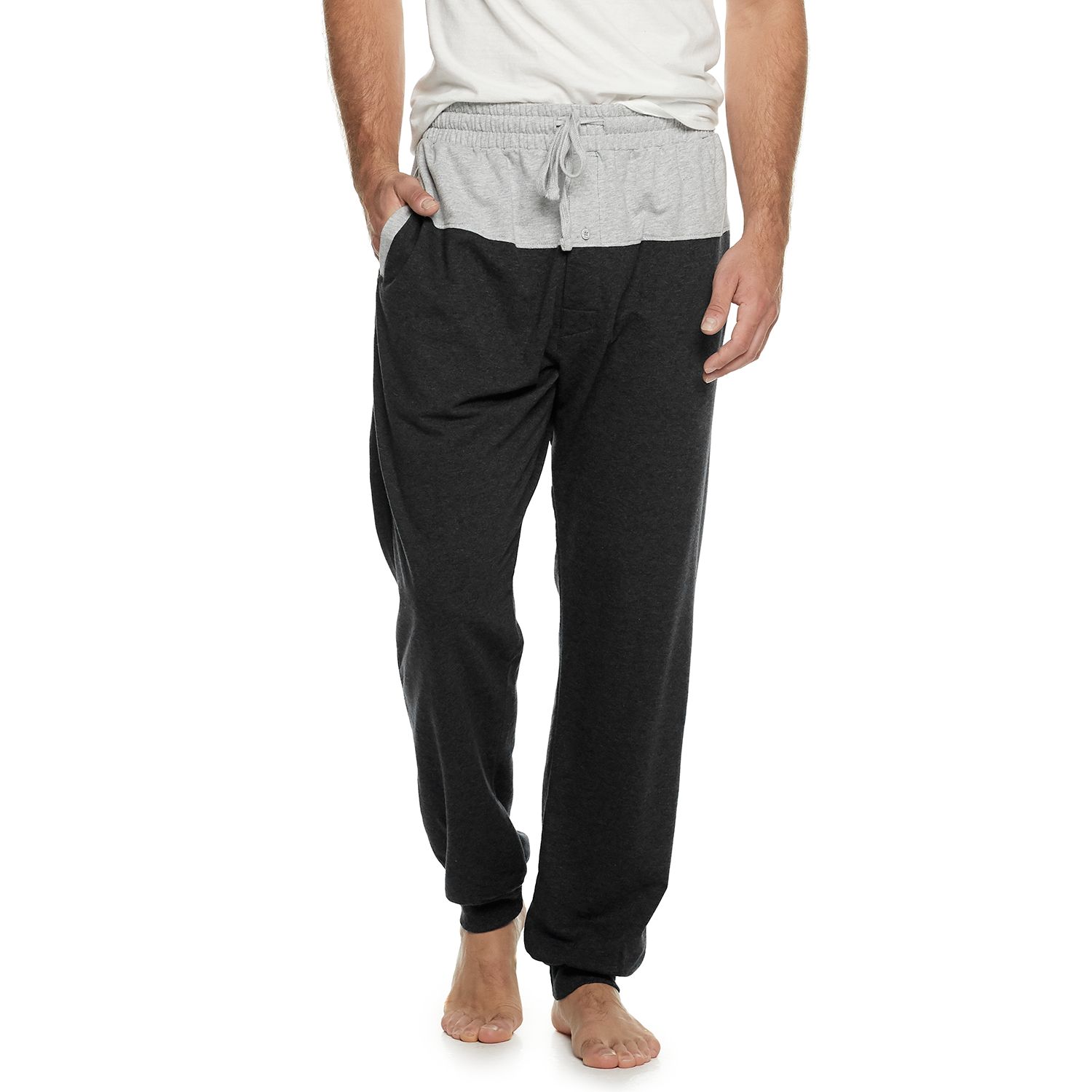 mens hanes jogging pants