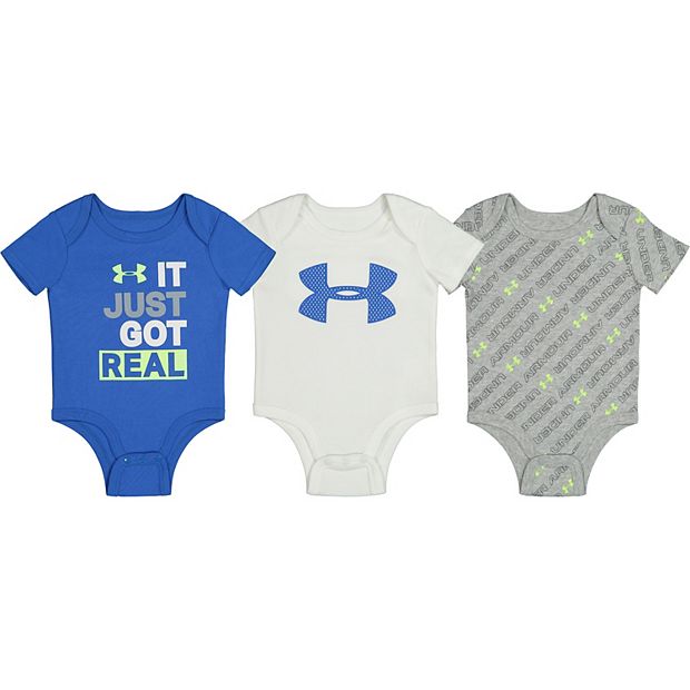 Baby under shop armour