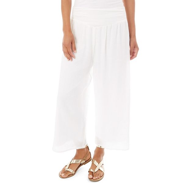 Women's Apt. 9® Gauze Pull-On Crop Pants