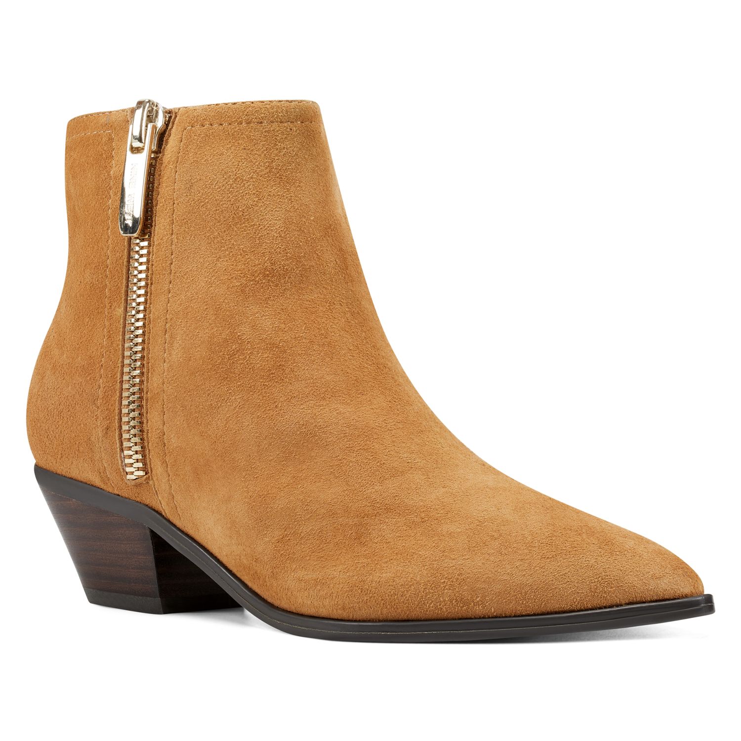 nine west tan ankle boots