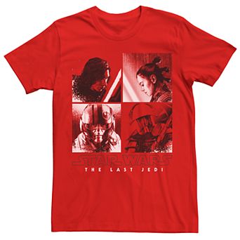 Men's Star Wars The Last Jedi 4-Panel Tonal Tee