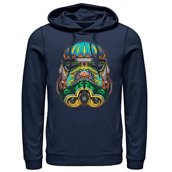 Men's Star Wars Stormtrooper Geometric Pattern Fill Hoodie