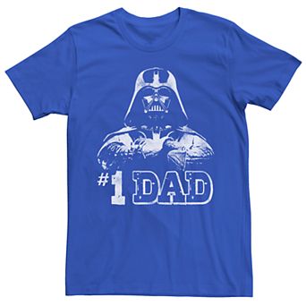 Men's Star Wars Darth Vader Number 1 Dad Tee