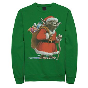Men's Star Wars Yoda Santa Vintage Fleece