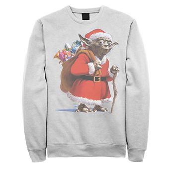 Men's Star Wars Yoda Santa Vintage Fleece