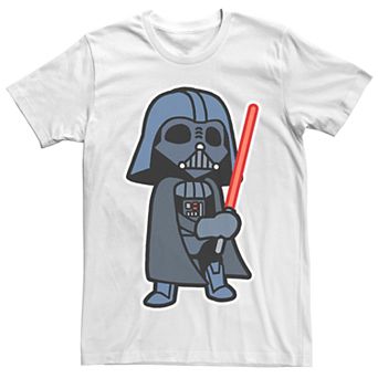 Men's Star Wars Darth Vader Chibi Cartoon Tee