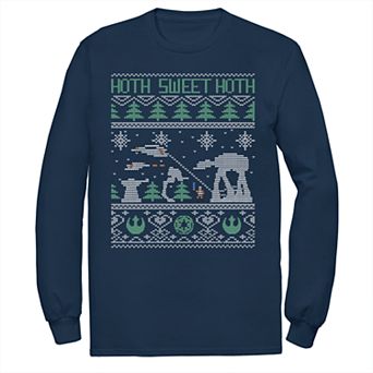 Men's Star Wars Hoth Battle Ugly Christmas Fleece
