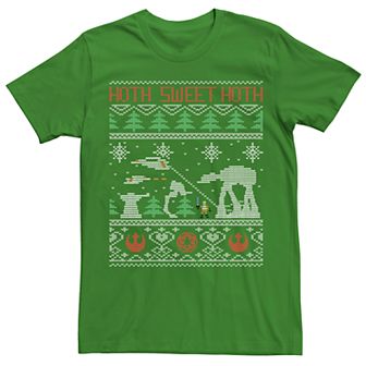 Men's Star Wars Hoth Sweet Hoth Battle Ugly Christmas Tee