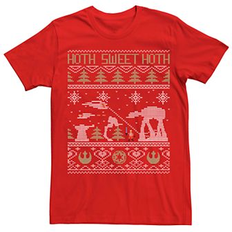 Men's Star Wars Hoth Sweet Hoth Battle Ugly Christmas Tee
