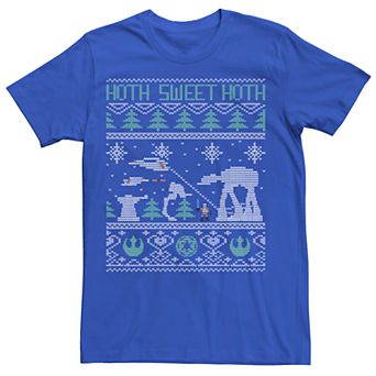 Men's Star Wars Hoth Sweet Hoth Battle Ugly Christmas Tee
