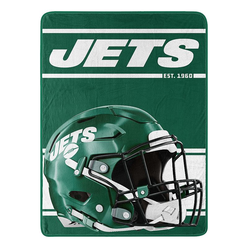 Northwest Company New York Jets Micro Raschel Run Blanket