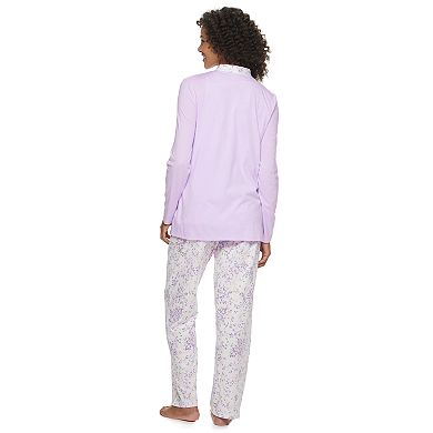 Petite Croft & Barrow® 3-Piece Pajama Set