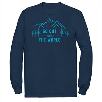 Men's Go Out Into The World Explore Long Sleeve Tee