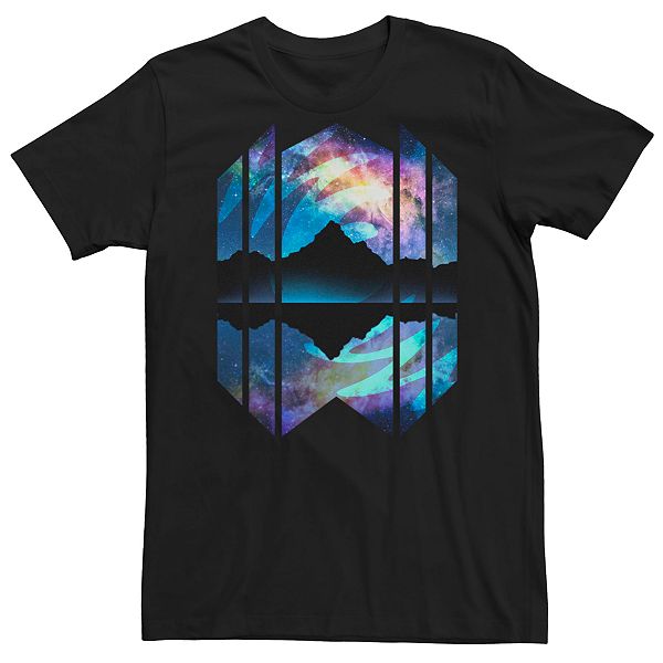 Men's Galaxy Sky Mountain Geometric Tee