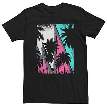 Men's Windy Palms Neon Poster Tee
