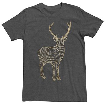 Men's Sun Deer Tree Grain Fill Tee