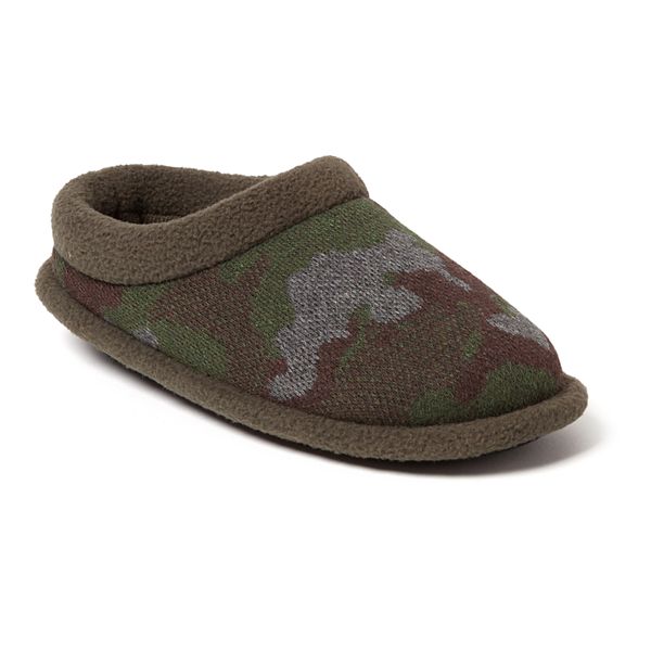 Boys hot sale camo slippers