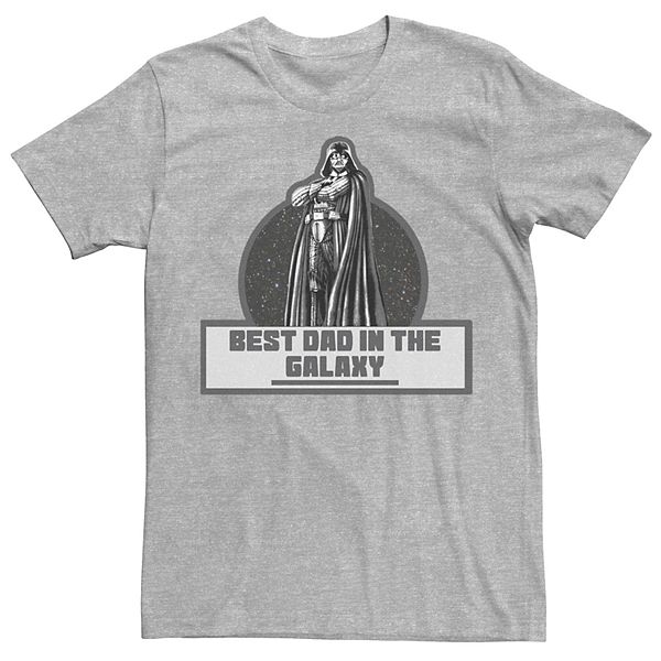 Men's Star Wars Darth Vader Best Dad In The Galaxy Tee