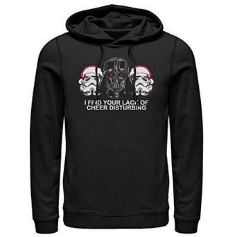 Men's Star Wars Vader Trooper Lack Of Cheer Disturbing Hoodie