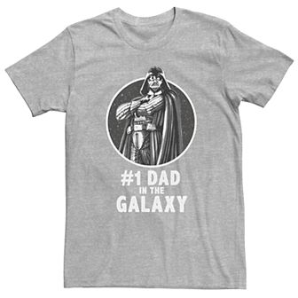 Men's Star Wars Darth Vader #1 Dad In The Galaxy Tee