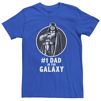 Men's Star Wars Darth Vader #1 Dad In The Galaxy Tee