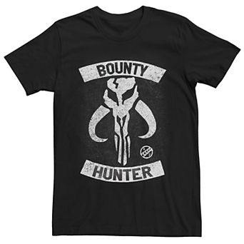 Men's Star Wars Boba Fett Mandalorian Bounty Hunter Logo Tee