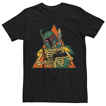 Men's Star Wars Boba Fett Skeleton Poster Tee