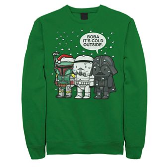 Men's Star Wars Boba It's Cold Outside Chibi Style Fleece
