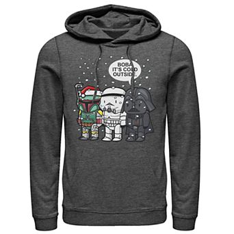 Men's Star Wars Boba It's Cold Outside Chibi Style Hoodie