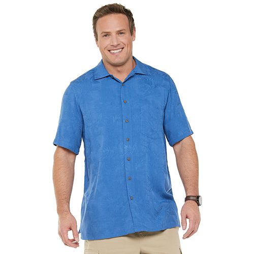 Big & Tall Batik Bay Classic-Fit Jacquard Tonal Solid Button-Down Shirt