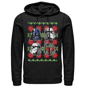 Men's Star Wars Christmas Sith Helmets Hoodie