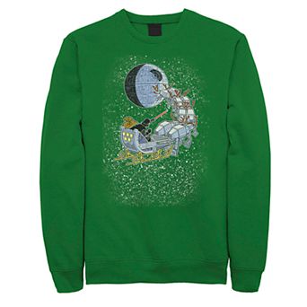 Men's Star Wars Darth Vader Sleigh Death Star Fleece
