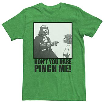 Men's Star Wars Darth Vader Don't You Dare Pinch Me Photo Tee