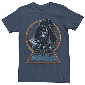 Men's Star Wars Darth Vader Retro Circle Portrait Tee