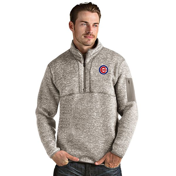 Men's Chicago Cubs 1/4 Zip Pullover Sweater
