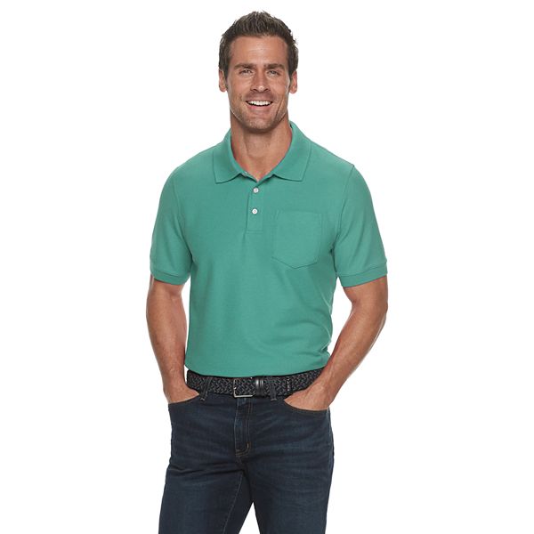 Men s Croft Barrow® Easy Care Pique Pocket Polo